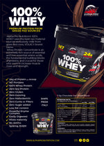 100% proteína de soro de leite 5kg - sorvete de chocolate