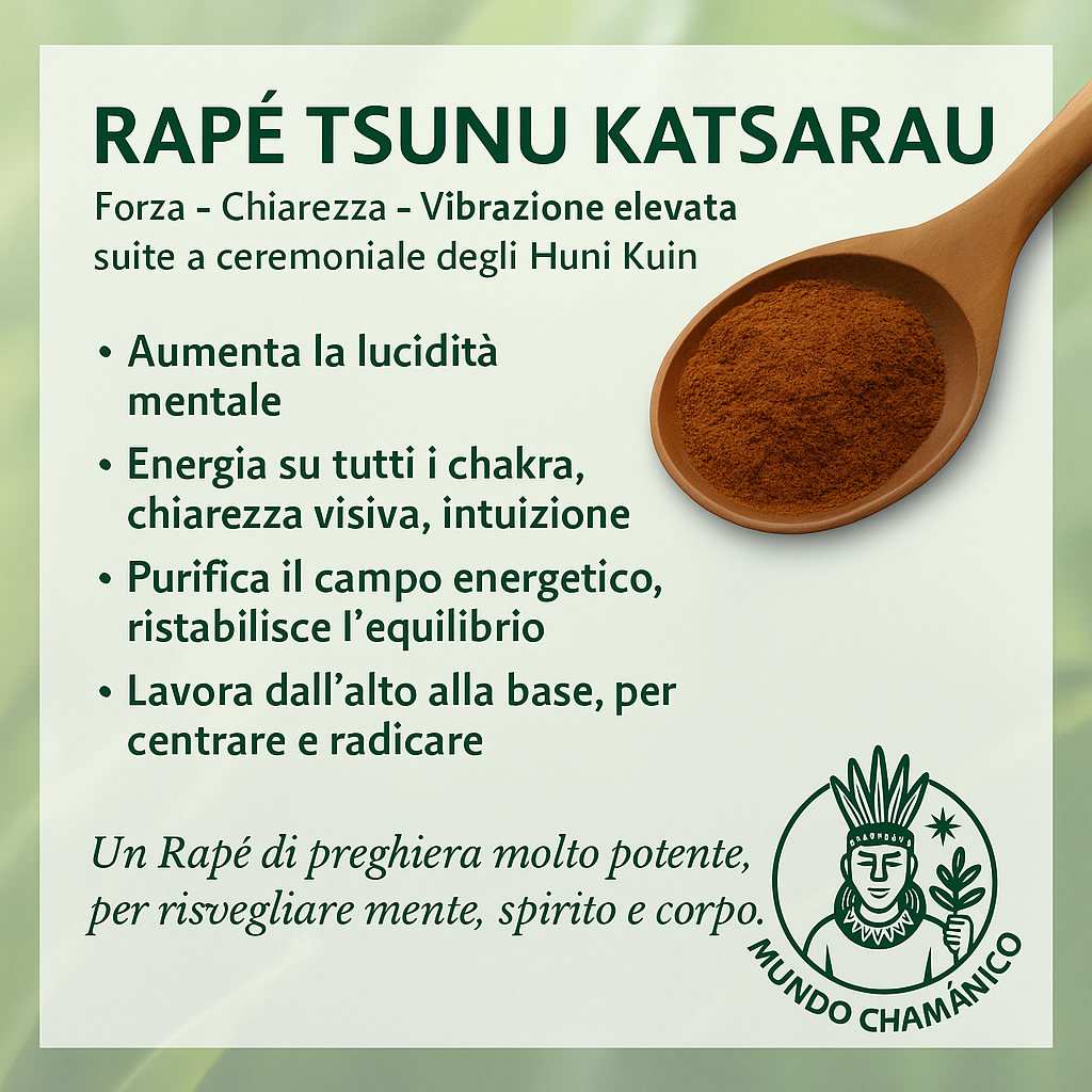 Rapé 15gr Txunu Katsarau (origem indígena Huni Kuin)