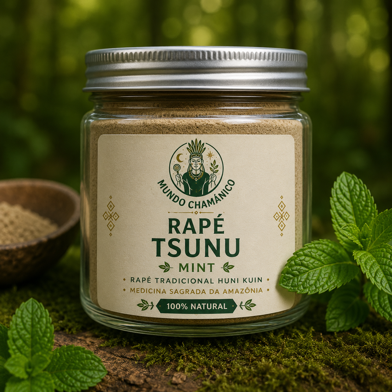 Rapé Tsunu Mint Huni Kuin | Rapé Amazzonico | Mundo Chamánico