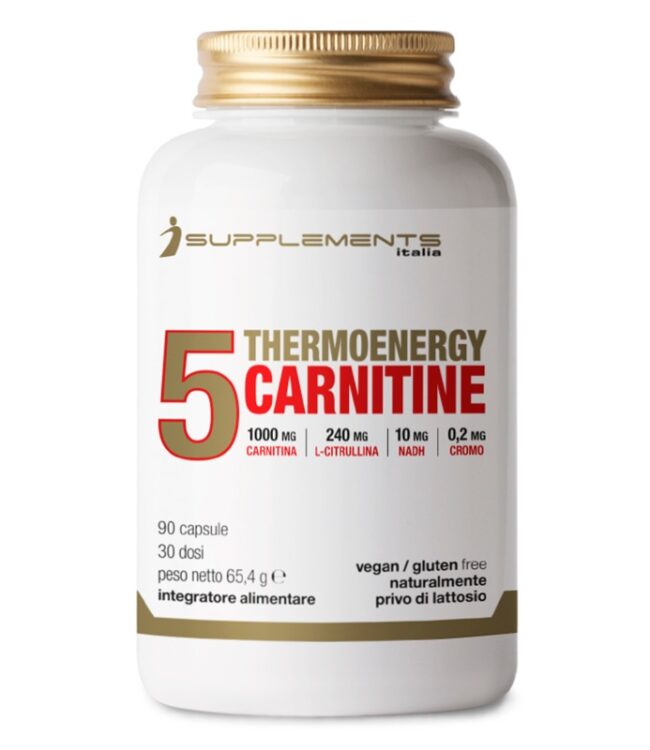 5 Thermoenergy Carnitine | 90cps| Metabolismo dei lipidi