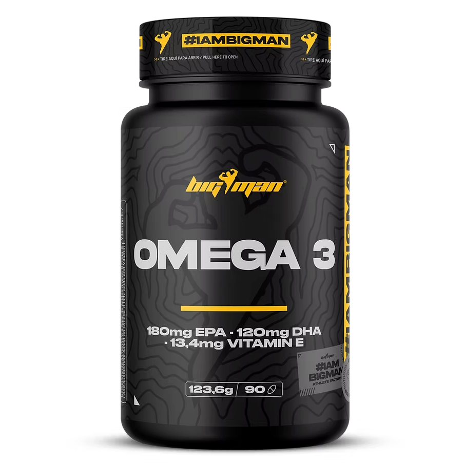 BIG MAN Huile de poisson Omega 3 | 90 perles
