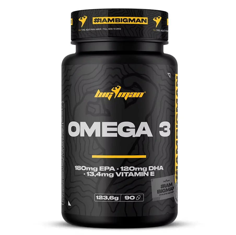 BIG MAN ACEITE DE PESCADO OMEGA 3 | 90 perlas BIG MAN