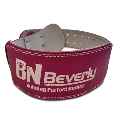Cinturão de treinamento em couro feminino de nutrição Beverly