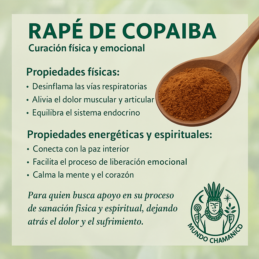 Rapé 15gr Copaíba (origem indígena Huni Kuin)