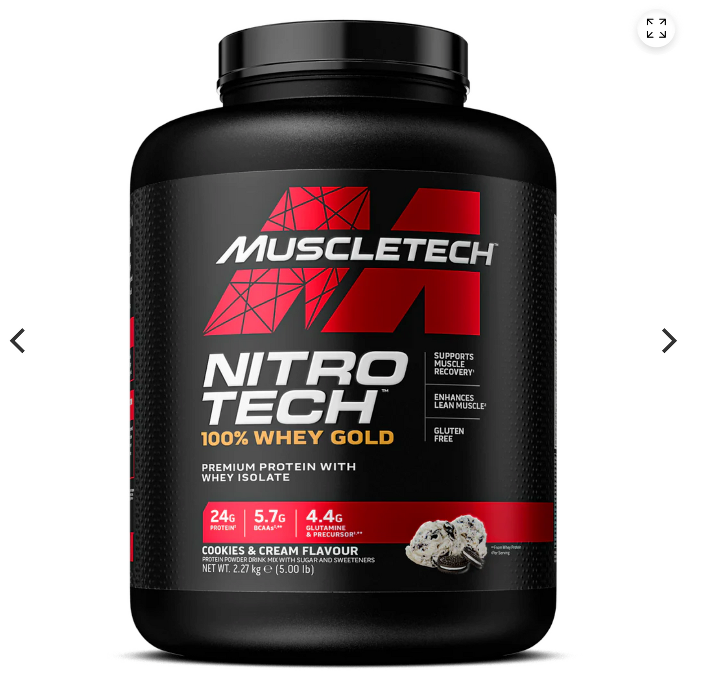 MuscleTech Nitro-Tech 100 100% Whey Gold – Proteine Premium Isolate e Concentrate