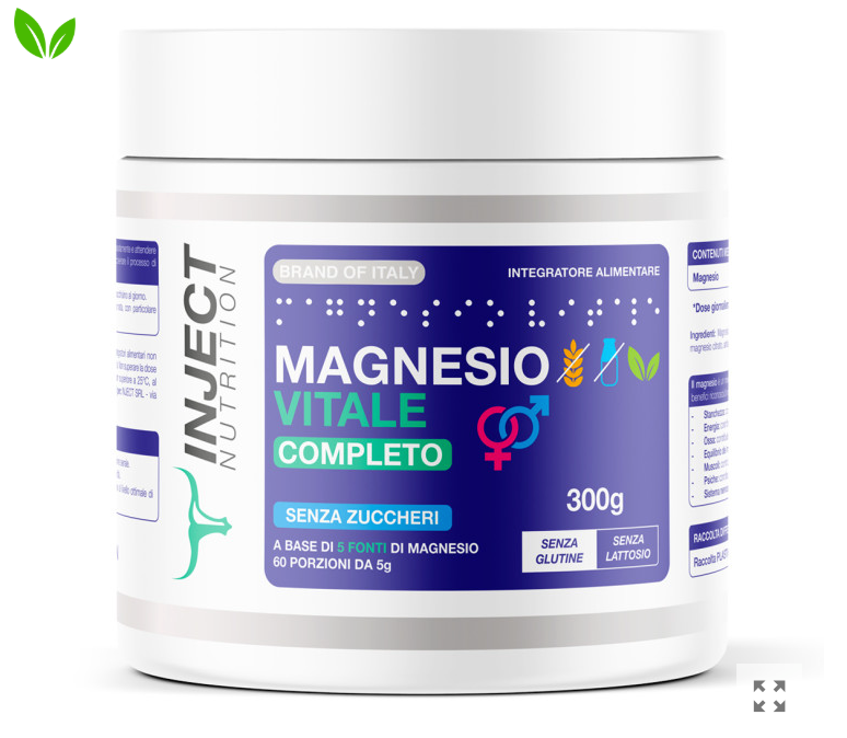 Magnesio Vitale Completo - 5 Fonti INJECT NUTRITION