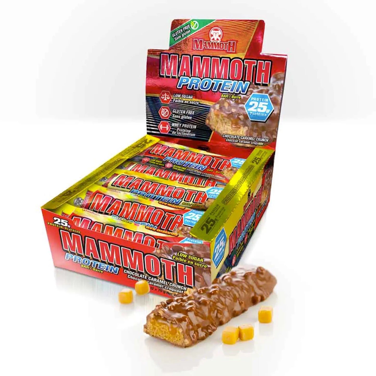 Mammoth Proteinriegel – Packung mit 12 Mammoth