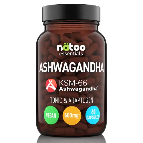 NATOO Ashwagandha 60 capsule - 600mg - 5% di witanolidi (30 mg)