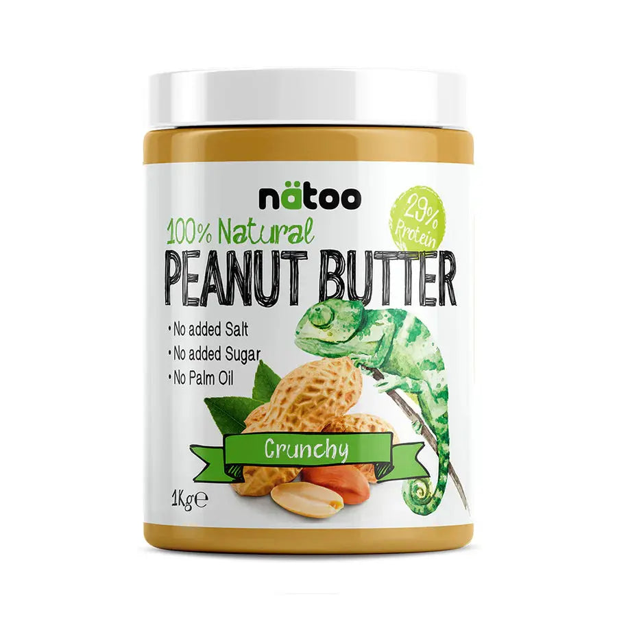Peanut Butter Crunchy 1kg Natoo | Burro d'arachidi Natoo