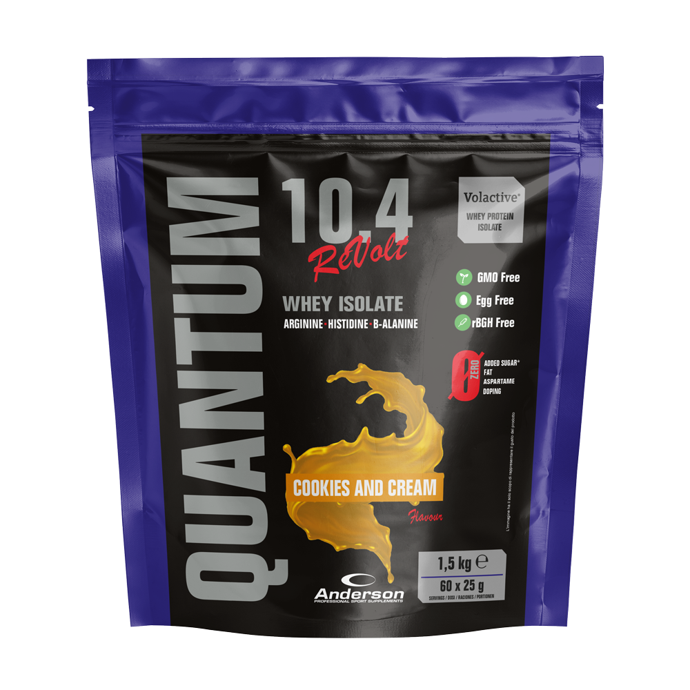 QUANTUM 10.4 REVOLT 1,5KG | PROTEINE WHEY ISOLATE ANDERSON