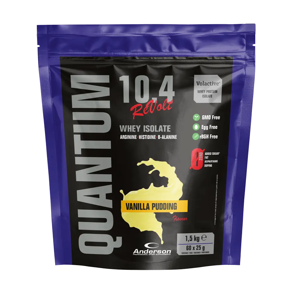 QUANTUM 10.4 REVOLT 1,5KG | PROTEINE WHEY ISOLATE ANDERSON Anderson Research