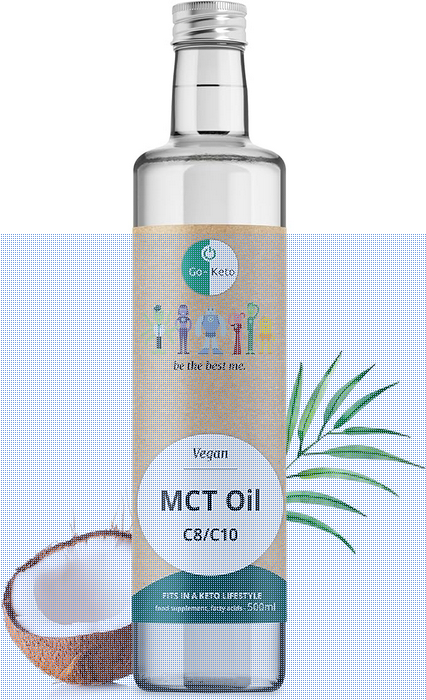 Go-Keto MCT Oil, 500 ml | MCT C8/C10 -Öl, 100% Kokosnussöl