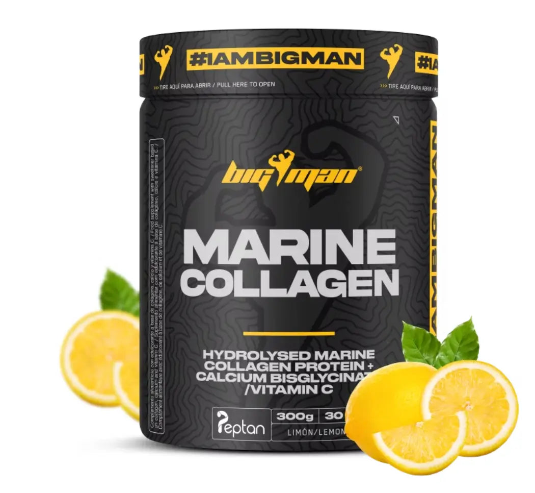 BIG MAN COLLAGÈNE MARIN PEPTAN® – COLLAGÈNE MARIN HYDROLYSÉ + CALCIUM + VITAMINE C BIG MAN