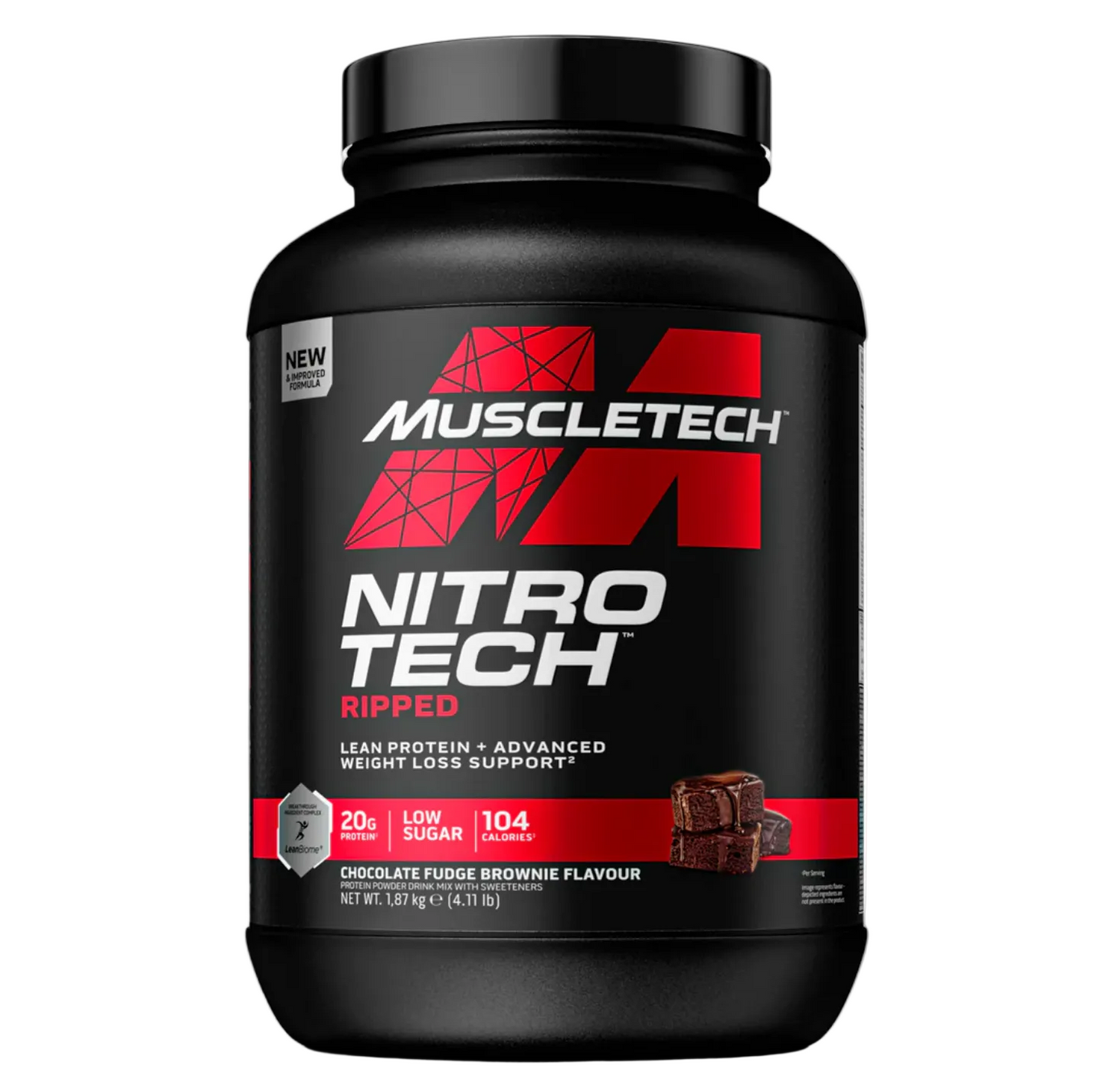 MuscleTech Nitro-Tech Ripped 1,81 | Proteine in Polvere Whey Isolate + Complesso Brucia Grassi