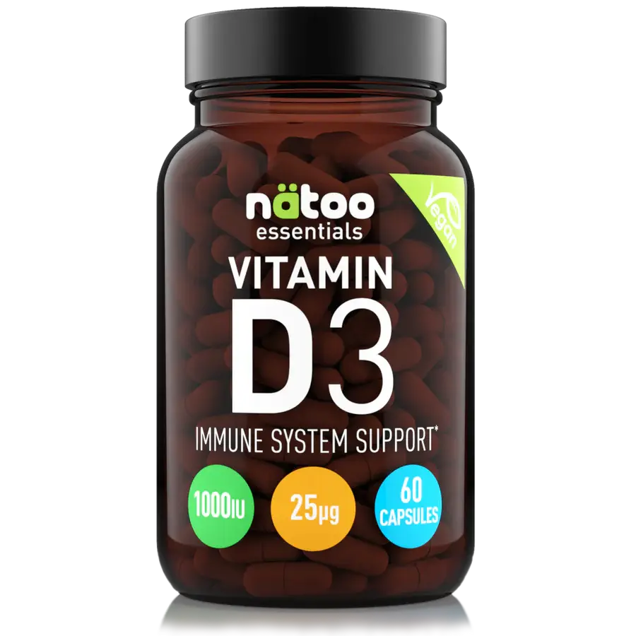NATOO Essentials Vitamin D3 Vegan 60cps Natoo