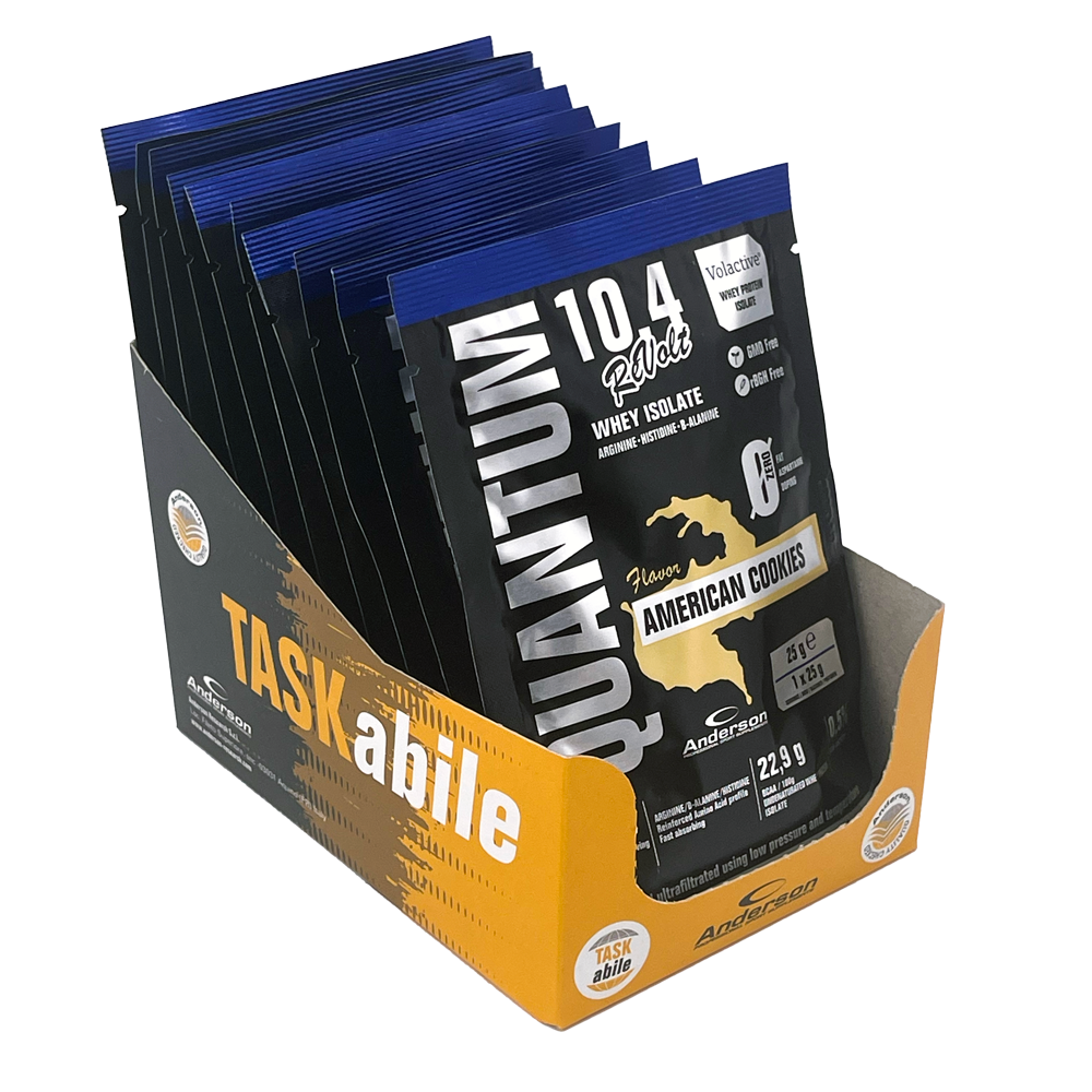 QUANTUM 10.4 REVOLT | 10 bustine x 25gr | Apri, Shakera e bevi!