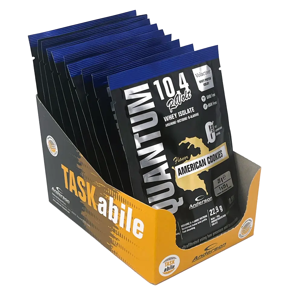 QUANTUM 10.4 REVOLT | 10 bustine x 25gr | Apri, Shakera e bevi! Anderson Research