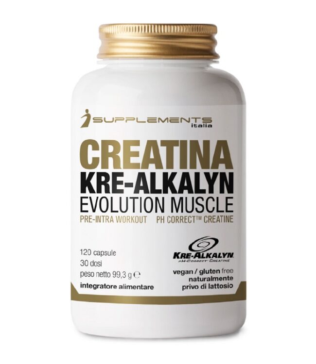 Creatina Kre-Alkalyn Evolution Muscle | 120cps | Creatina Monoidrato Tamponata a marchio Kre-Alkalyn®