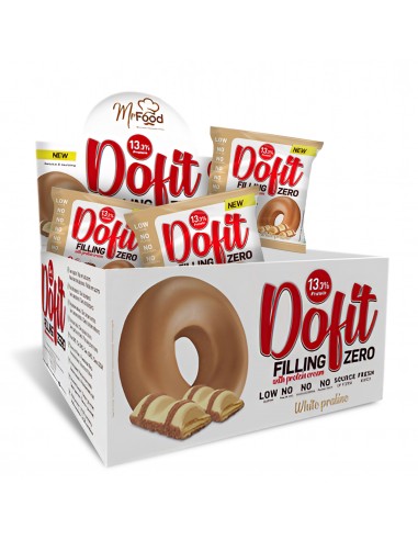 Beverly Nutrition Bagel con crema proteica Dofit Zero al gusto di pralina bianca (12 unità)