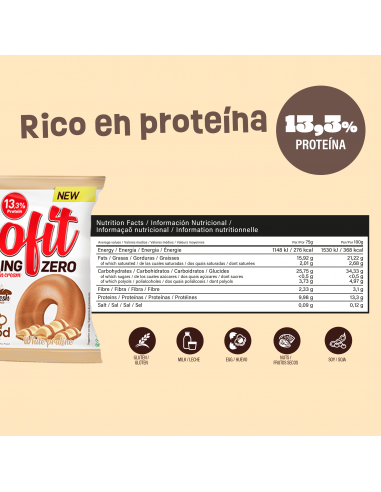 Beverly Nutrition Bagel con crema proteica Dofit Zero al gusto di pralina bianca (12 unità)