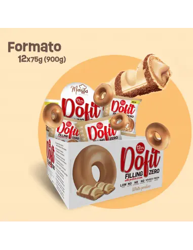 Beverly Nutrition Bagel with Dofit Zero Protein Cream with White Praline Flavor (12 Units) Beverly Nutrition