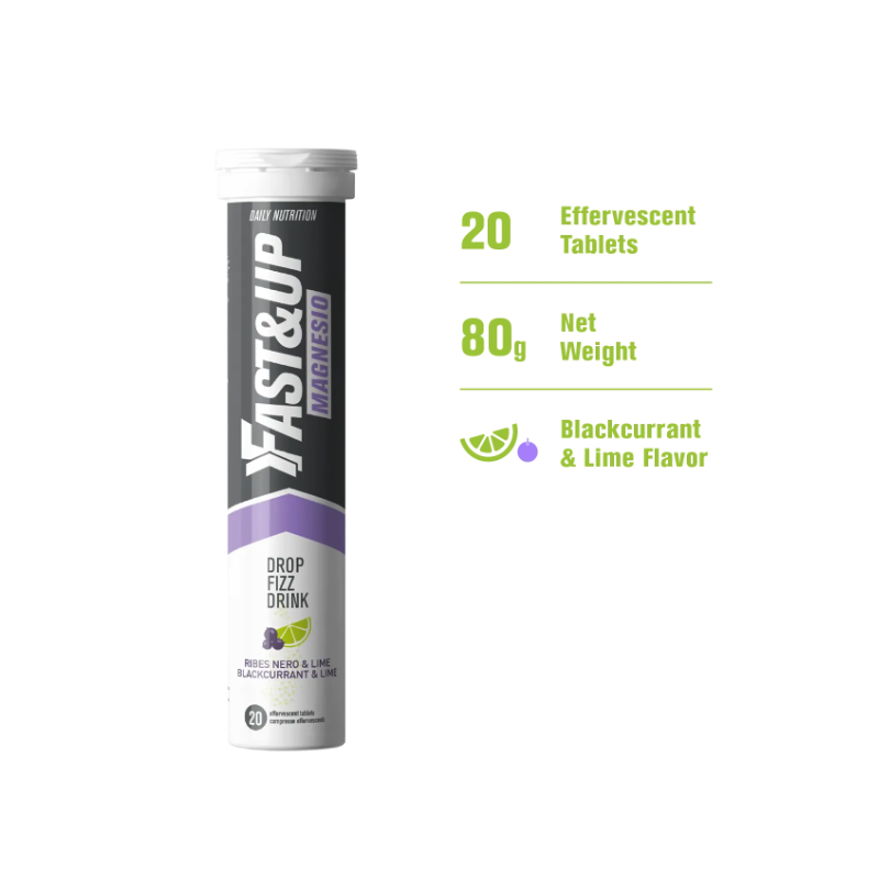 Magnesium & Zinc Lima - 20 comprimidos efervescentes - Fast & Up