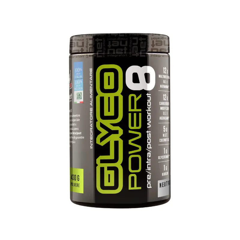 GLYCOPOWER 8: KONSTANTE ENERGIE FÜR IHR TRAINING Nettoergänzungen