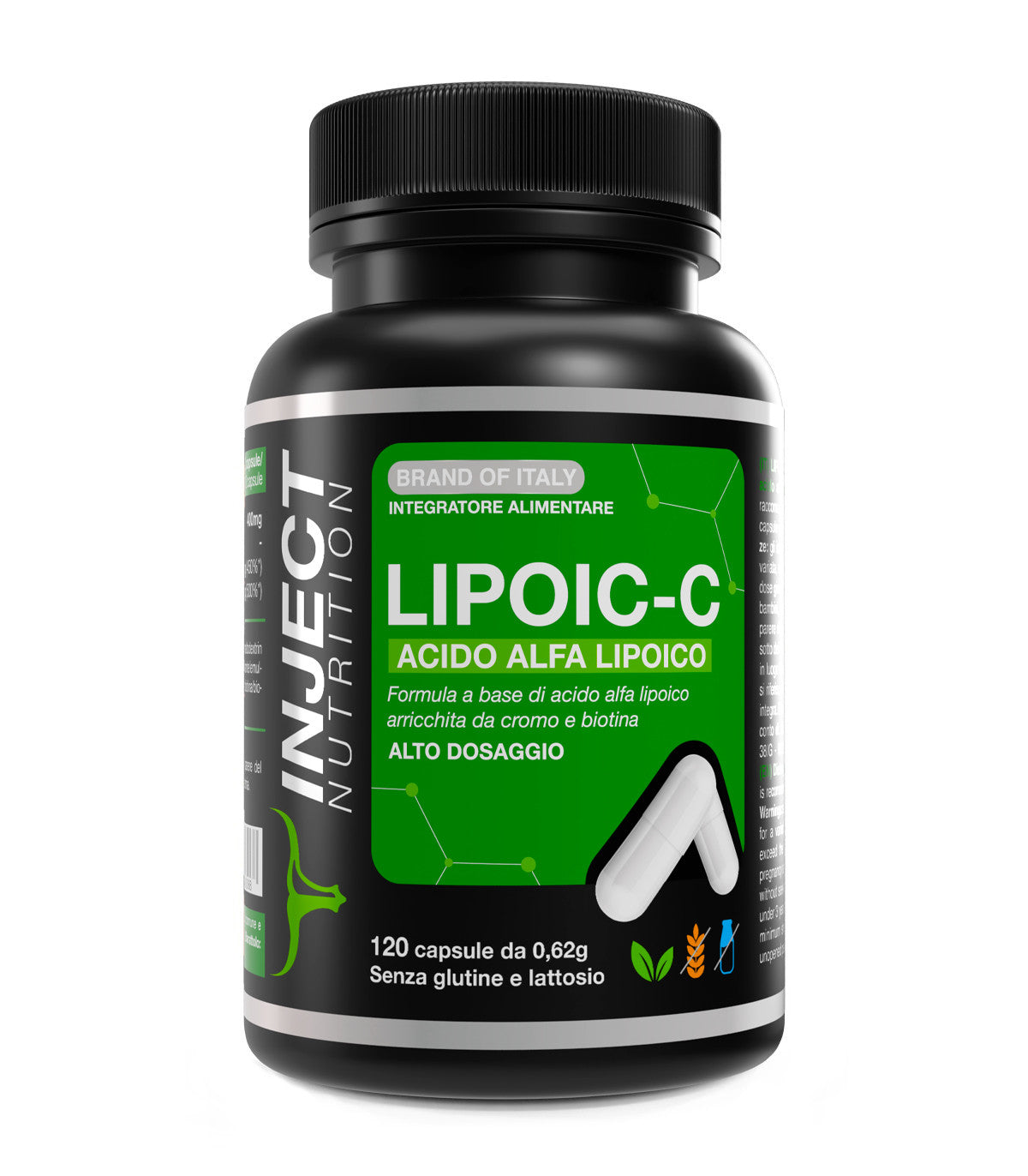 Lipoic-C à base de ALA, Cromo e Biotina | suporte metabólico para defi