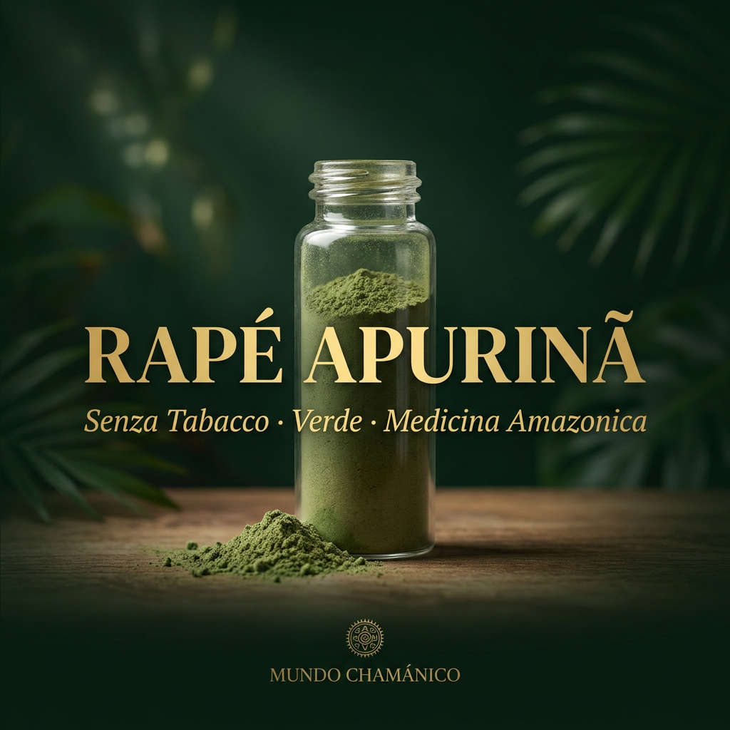 Rapé Apurinã | Medicina Verde Senza Tabacco | Mundo Chamánico