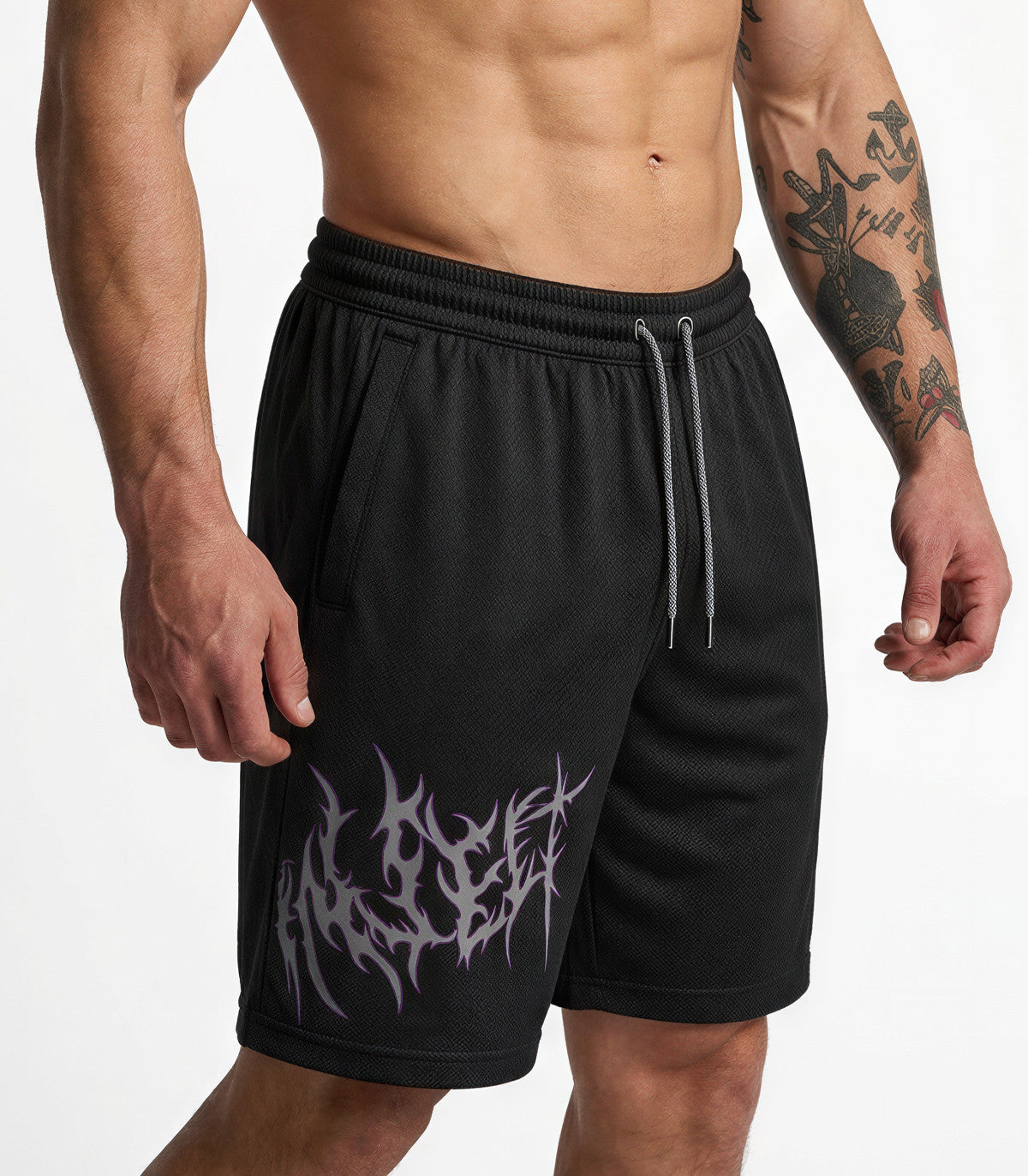 Shorts Black Anarchy Series Oversize INJECT