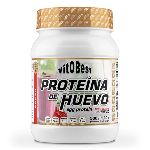 VitoBest Proteína de Huevo – 500 g (3 sabores)
