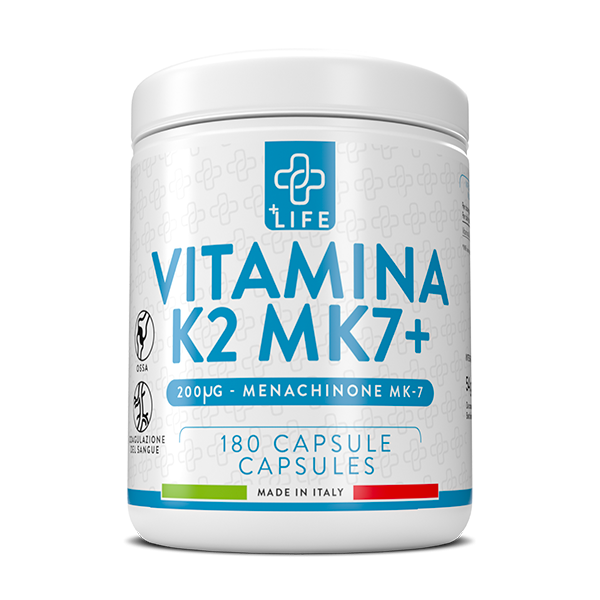 + Vitamina K2 Mk7+ 180 Cápsulas