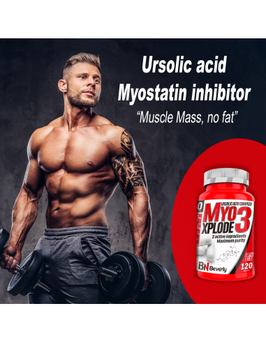 Beverly Nutrition Inibitore della miostatina Myo3 Explode | 120 capsule