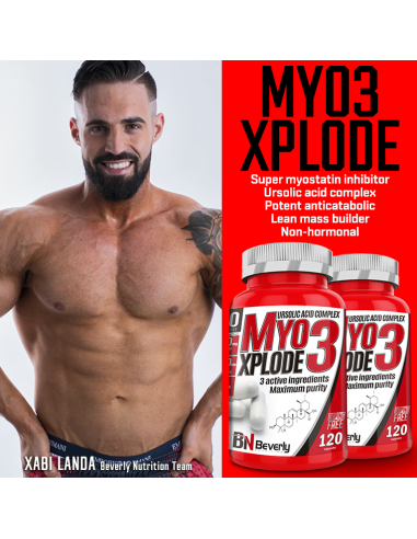 Beverly Nutrition Inibitore della miostatina Myo3 Explode | 120 capsule