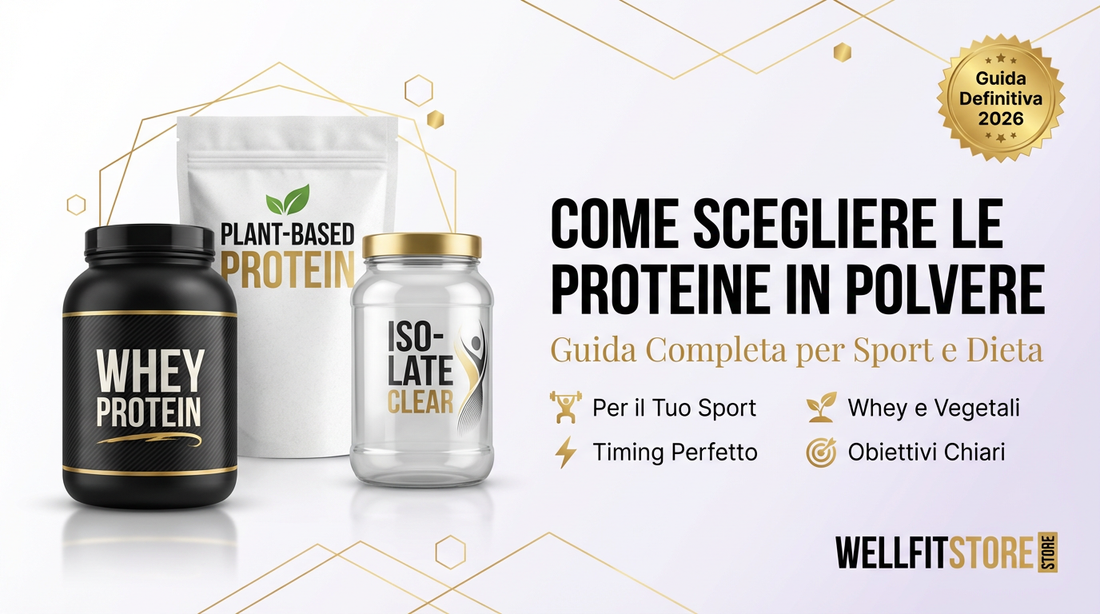 Le proteine in polvere: come scegliere quelle ideali per il tuo sport
