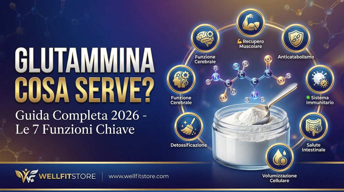 Glutammina Cosa Serve: Guida Completa 2026 all'Aminoacido del Recupero