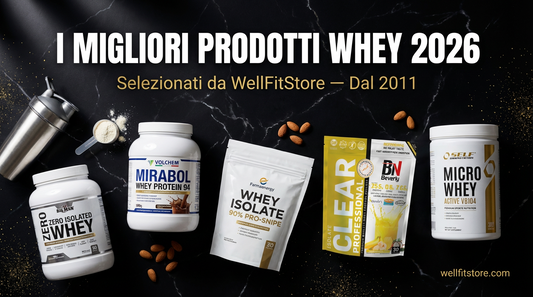 Proteine Whey per la far crescere i muscoli: Guida Completa 2026 | WellFitStore