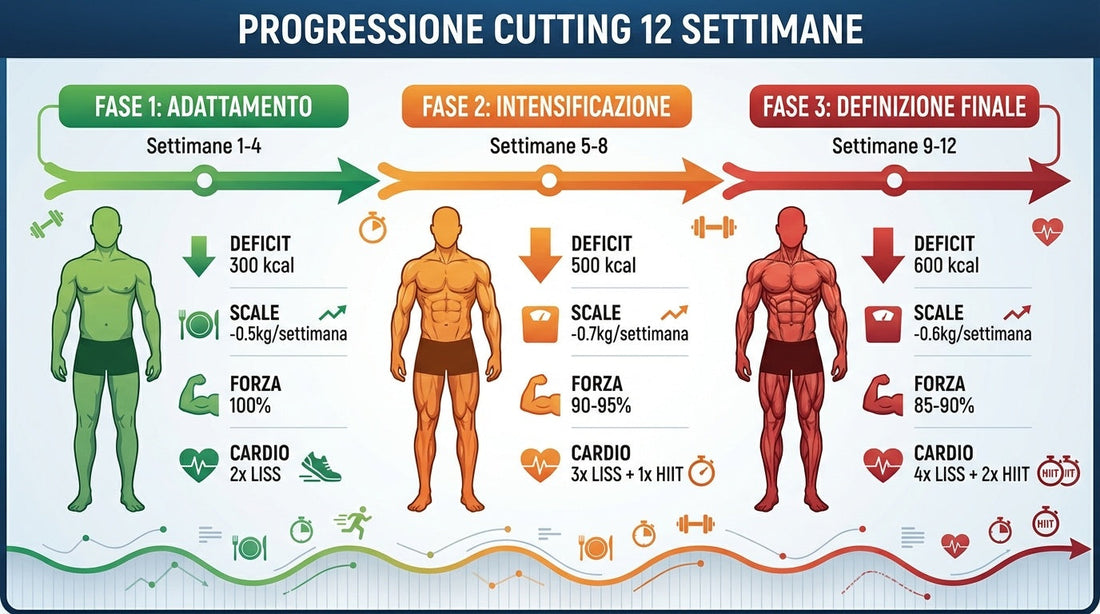 Guida al taglio: Come preservare la massa muscolare durante la definizione