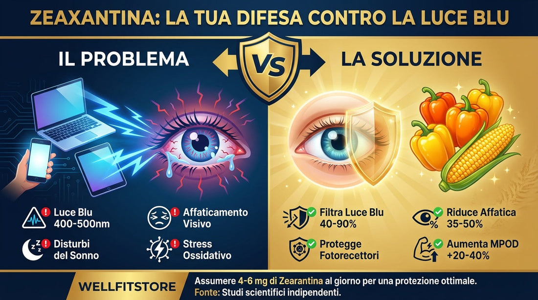 Zeaxantina: La Guida Completa per Proteggere i Tuoi Occhi nell'Era Digitale