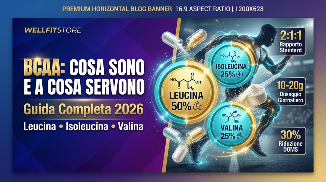 BCAA: Cosa Sono e A Cosa Servono - Guida Completa 2026