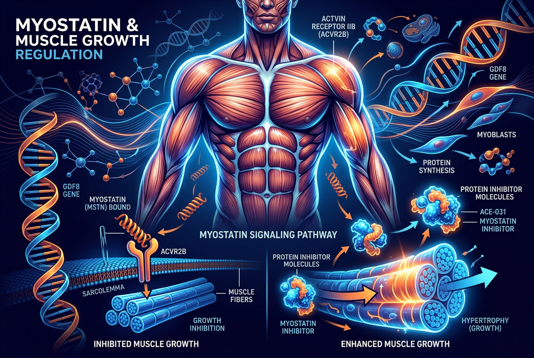 Inibitori della miostatina e bodybuilding: meccanismi biologici, potenziale anabolico e rischi