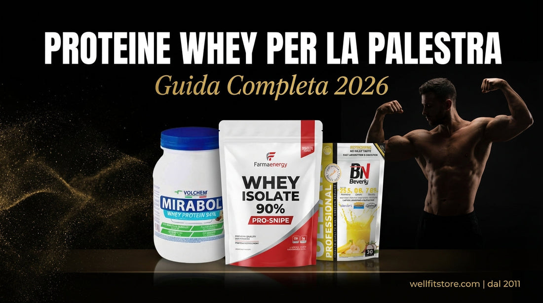Proteine Whey per la Palestra: Guida Completa 2026 | WellFitStore