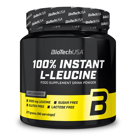 100% INSTANT L-LEUCINE 277GR | SUPPORTO ESSENZIALE PER MUSCOLI FORTI E RECUPERO VELOCE