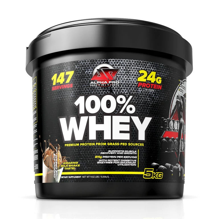 100% WHEY PROTEIN 5kg - CHOCOLATE ICE CREAM