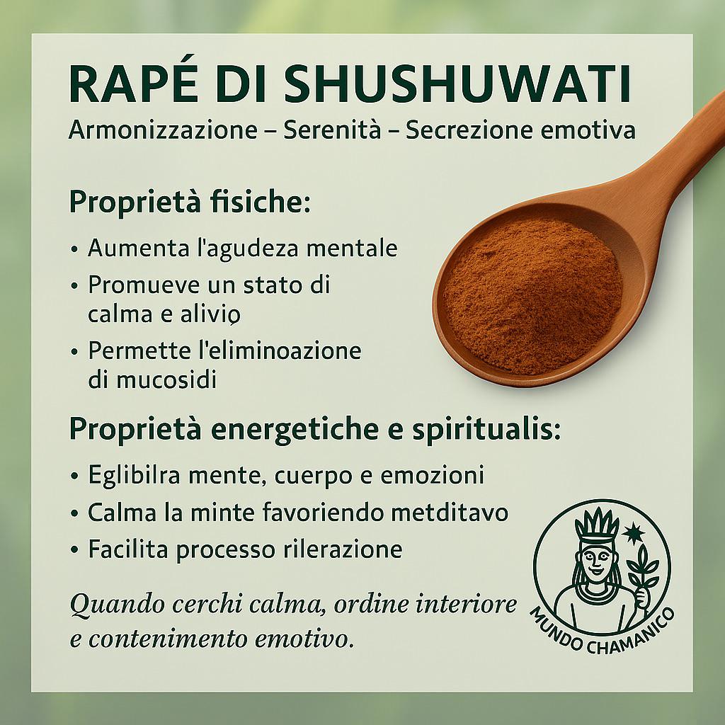 Rapé 25gr Shushuwati (origem indígena Huni Kuin)