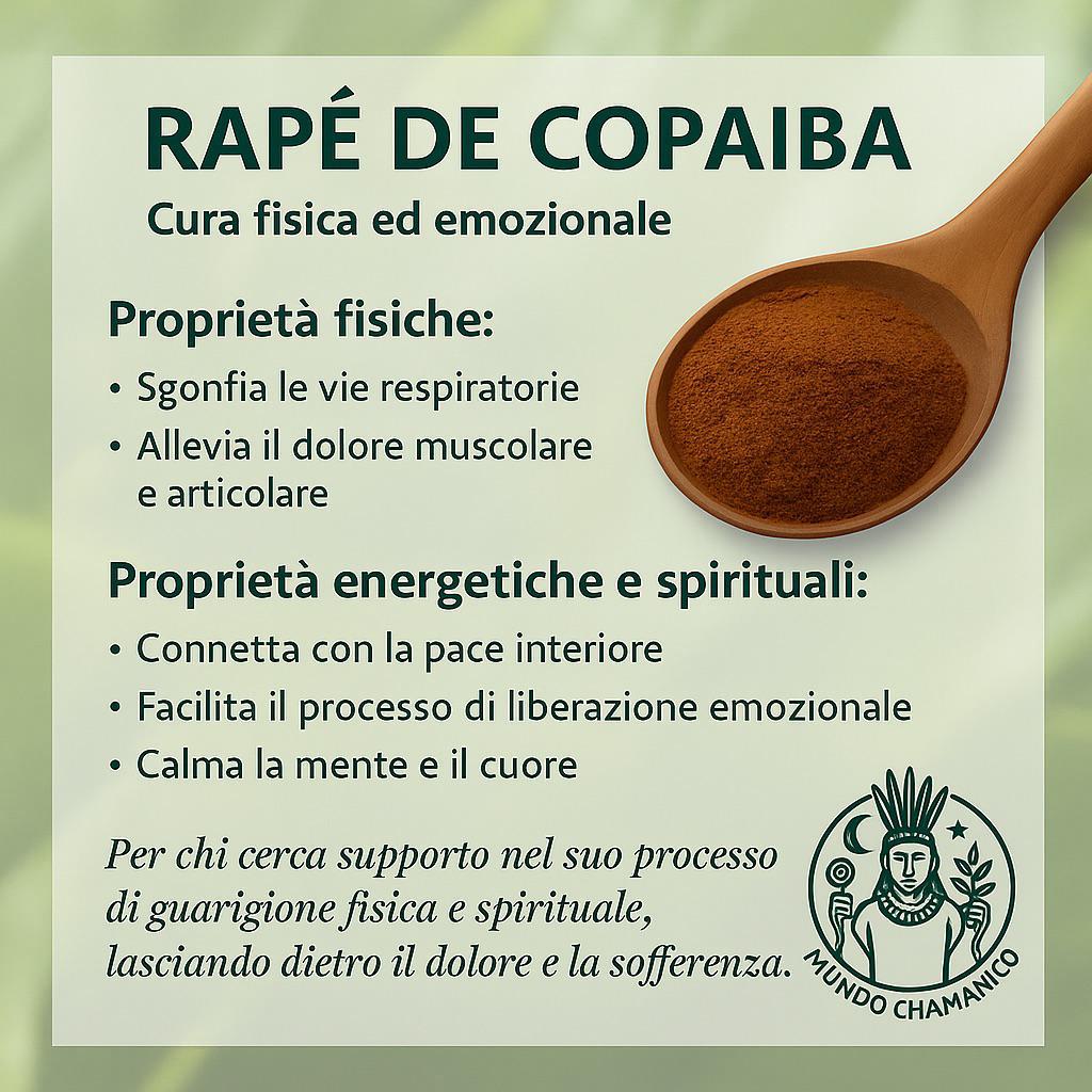 Rapé 15gr Copaíba (origem indígena Huni Kuin)
