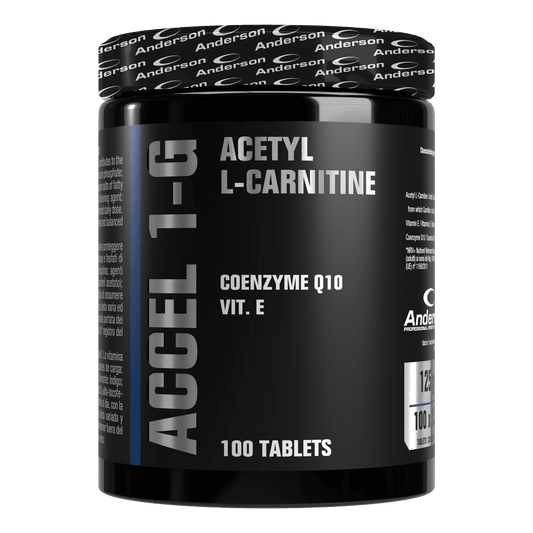 ACCEL 1g 100 Compresse Anderson Nutrition | Acetil L-Carnitina
