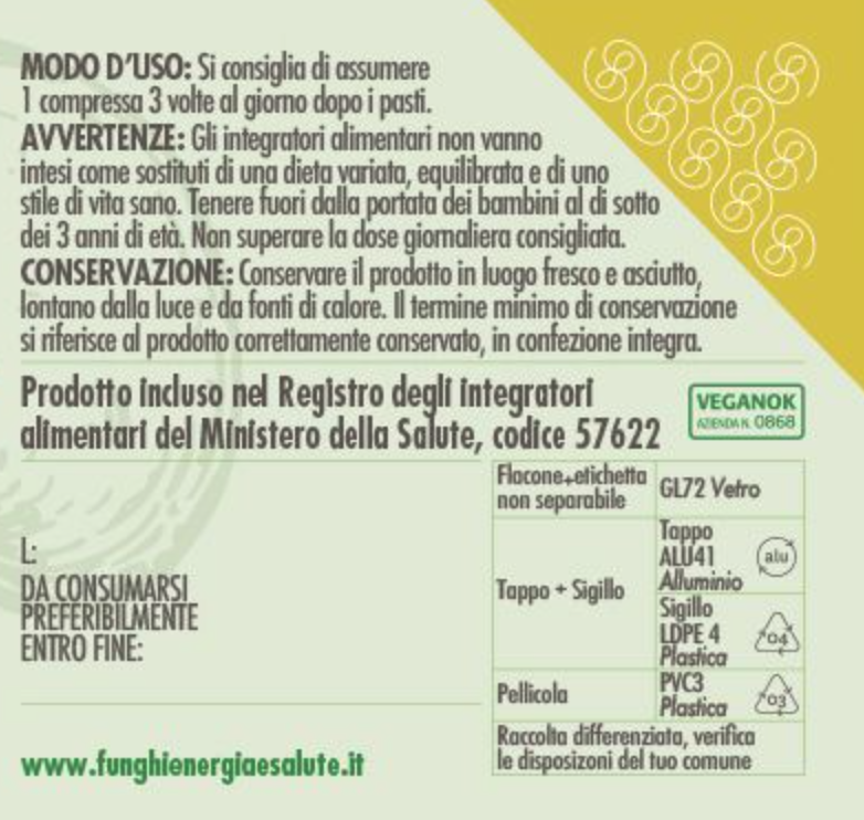 Agaricus blazei Plus - Funghi Energia e Salute