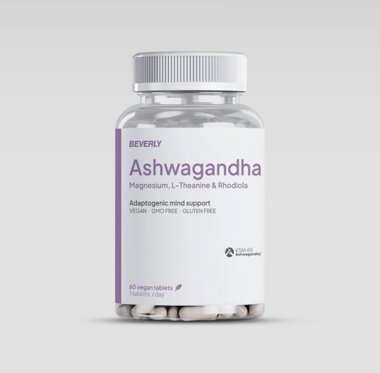 Ashwagandha KSM-66 60 Capsule Beverly Nutrition | Adattogeno per Stress Energia e Benessere