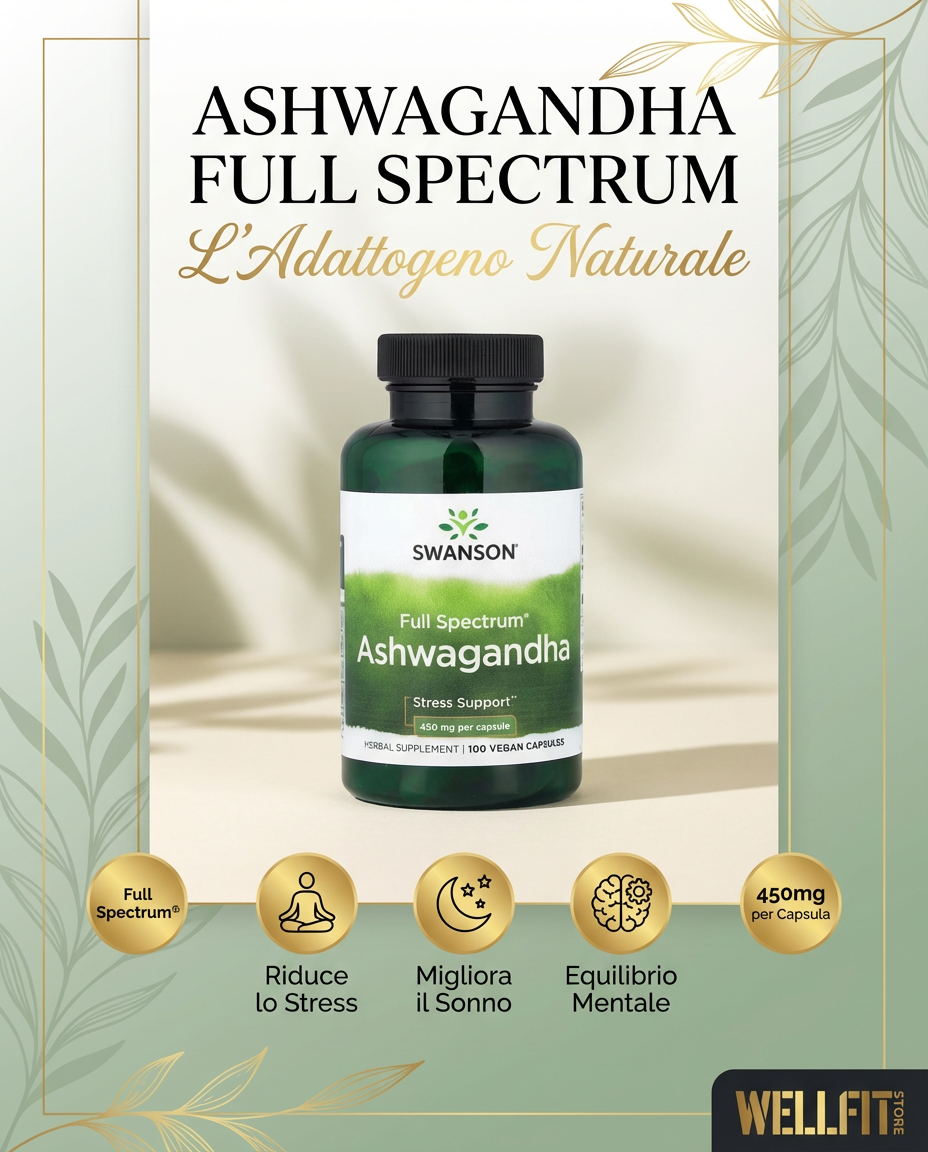 Swanson Ashwagandha 100cps 450mg